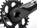 TRUVATIV Fatbike Crank Stylo Carbon Eagle DUB black 1x12 | FAT4 X-SYNC 2 Direct Mount chainring 30 teeth 175 mm