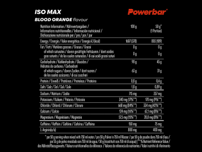 POWERBAR Isomax Isotonic Sports Drink Blood Orange | Can...