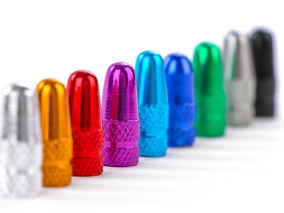 Valve Cap colored anodised Aluminum for Sclaverand Valve red