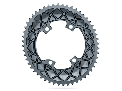 ABSOLUTE BLACK Chainring Road oval 2X BCD 110 4 Hole...