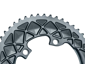 ABSOLUTE BLACK Chainring Road oval 2X BCD 110 4 Hole...