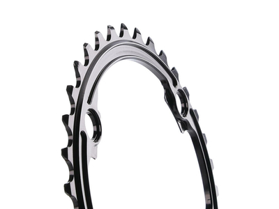 ABSOLUTE BLACK Chainring Road Oval 2X BCD 110/4...