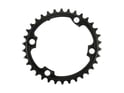 ABSOLUTE BLACK Chainring Road Oval 2X BCD 110/4 asymmetric | Dura Ace R9100 | Ultegra R8000 | black inner Ring