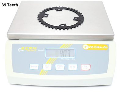 ABSOLUTE BLACK Kettenblatt Road oval 2-fach LK 110 4 Loch asymmetrisch | Dura Ace R9100 | Ultegra R8000 | schwarz innen 36 Zhne