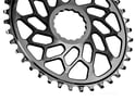 ABSOLUTE BLACK Chainring Direct Mount oval | Easton EC90 SL Cinch crank | black 38 Teeth