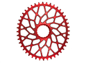 ABSOLUTE BLACK Chainring Direct Mount oval | Easton EC90 SL Cinch crank | red 46 Teeth