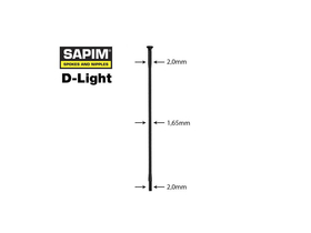 SAPIM Speiche D-Light Straightpull schwarz 302 mm