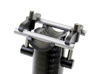 SCHMOLKE Sattelsttze TLO MTB Team Edition UD-Finish 71 bis 80 Kg 27,2 mm 400 mm