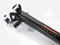 SCHMOLKE Sattelstütze TLO MTB 10 mm Setback Team Edition UD-Finish 91 bis 110 Kg 31,6 mm 400 mm