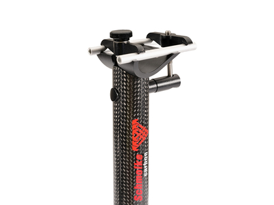 SCHMOLKE Seatpost TLO MTB 10 mm Setback Black Edition 1K-Finish up to 70 Kg 30,9 mm 350 mm