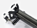 SCHMOLKE Seatpost TLO MTB 10 mm Setback Black Edition UD-Finish up to 70 Kg 27,2 mm 400 mm