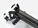 SCHMOLKE Seatpost TLO MTB 10 mm Setback Black Edition UD-Finish up to 70 Kg 30,9 mm 350 mm