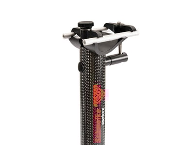 SCHMOLKE Seatpost TLO MTB 10 mm Setback Black Edition UD-Finish up to 70 Kg 34,9 mm 350 mm