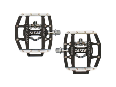 TATZE BIKE COMPONENTS Pedal Two-Face Cr-Mo | black