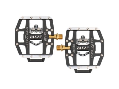 TATZE Pedals TWO-FACE Titanium | black