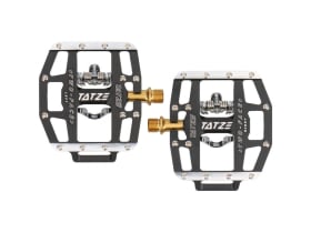 TATZE Pedals TWO-FACE Titanium | black