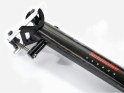 SCHMOLKE Seatpost TLO Road 10 mm Setback Black Edition UD-Finish 91 to 110 Kg 27,2 mm 250 mm