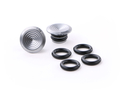 ABSOLUTE BLACK MTB Bar Plugs Aluminum | gunmetal