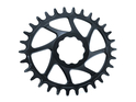 GARBARUK Chainring Melon Direct Mount oval | 1-speed narrow-wide for Tune Smart Foot Crank 28 Teeth black