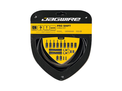 JAGWIRE Shifting Cable Set Pro Shift | vonr und hinten ice grey