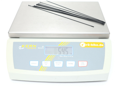 SAPIM Speiche D-Light Straightpull schwarz 296 mm