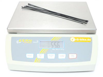SAPIM Speiche D-Light Straightpull schwarz 298 mm
