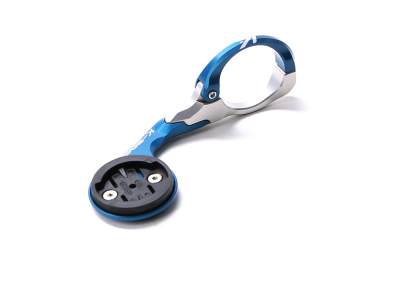 K-EDGE Computer Mount Pro Race Mount for Garmin Edge | Forerunner blue-silver