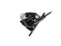 SHIMANO 105 R7000 Disc Brake Shift- | Brakelever ST-R7020 + Br-R7070 Flat Mount Brake Caliper with Brakehose and Shift Cable | black 2-speed | front Brake