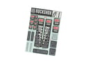 ROCKSHOX Sticker Decal Set für 30 | 32 | RS1 Federgabel | farbig blau