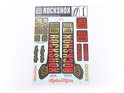 ROCKSHOX Sticker Decal Set für 35 mm Federgabel  | Troy Lee Design farbig gold-orange
