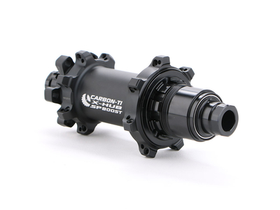 CARBON-TI Hinterradnabe X-Hub SP 6-Loch BOOST 148 XD fr 12x148 mm Steckachse | Freilauf SRAM XD grn 28 Loch