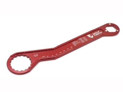WOLF TOOTH Pack Wrench | Ultralight 1 Inch Hex and Bottom Bracket Wrench