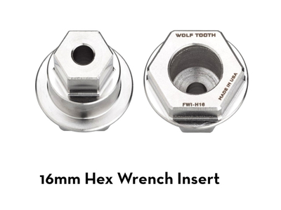 WOLFTOOTH Pack Wrench Steel HEX Inserts