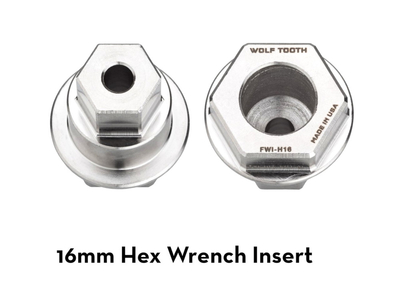 WOLFTOOTH Pack Wrench Steel HEX Inserts FWI-CIS