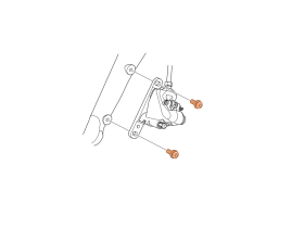 SHIMANO Mounting Screw for Flat Mount Adapter Dura Ace...