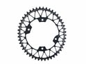 ABSOLUTE BLACK Chainring Oval Gravel | narrow wide 1-speed BCD 110/4 asymmetric | Dura Ace R9100 | Ultegra R8000 | grey