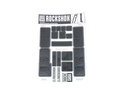 ROCKSHOX Sticker Decal Set für Boxxer | Domain Tauchrohre schwarz matt Stealth