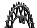 ABSOLUTE BLACK Chainring Oval Gravel | narrow wide 1-speed BCD 110/5 | black