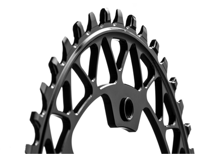 ABSOLUTE BLACK Kettenblatt Oval Gravel | narrow wide 1-fach LK 110 5 Loch | schwarz 48 Zhne