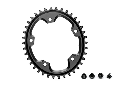 ABSOLUTE BLACK Chainring CX oval | narrow wide 1-speed BCD 110/5 | black