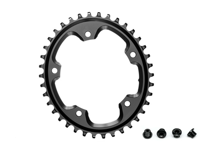 ABSOLUTE BLACK Chainring CX oval | narrow wide 1-speed BCD 110/5 | black 38 Teeth