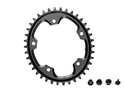 ABSOLUTE BLACK Chainring CX oval | narrow wide 1-speed BCD 110/5 | black 42 Teeth