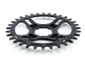 GARBARUK Chainring Melon oval Direct Mount | 1-fach narrow-wide THM Clavicula M3 MTB Crank 30 Teeth red