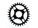 GARBARUK Chainring Melon oval Direct Mount | 1-fach narrow-wide THM Clavicula M3 MTB Crank 38 Teeth blue