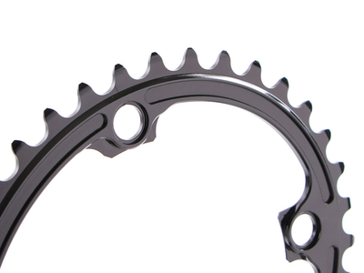 ABSOLUTE BLACK Chainring Premium Oval Road 2X BCD 110 4...