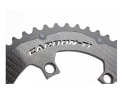 CARBON-TI Chainring X-CarboRing EVO 4-Arm LK 110 asymmetric | Dura Ace R9100 & Ultegra R8000 | Outer Ring 50 Teeth