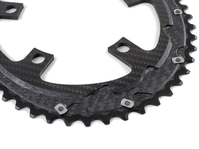 CARBON-TI Chainring X-CarboCam Oval 4-arms BCD 110...