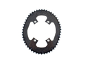 CARBON-TI Chainring X-CarboCam Oval 4-arms BCD 110 asymmetric | Dura Ace FC-R9100 & Ultegra FC-R8000 | Outer Ring 50 Teeth