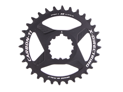 CARBON-TI Kettenblatt X-DirectRing Direct Mount | 1-fach narrow-wide für SRAM und Truvativ Kurbel | 3 mm Offset BOOST 30 Zähne
