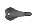 BERK COMPOSITES Sattel List Carbon | Leder schwarz Breite 150 mm Gestell 7x9 mm oval (bis 100kg)